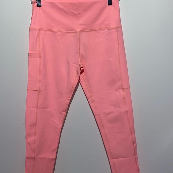 Agroste Women's Pink High Rise Align Pull On Athletic Leggings Size Large NWT - Picture 1 of 7